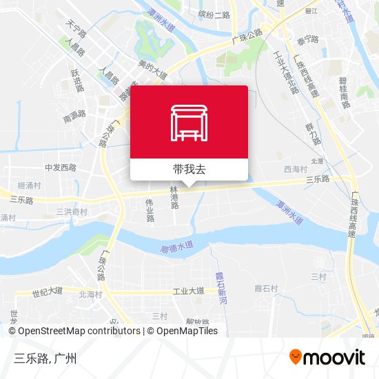 三乐路地图