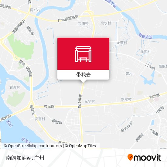 南朗加油站地图