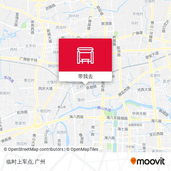 临时上车点地图