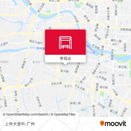 上华大道中地图