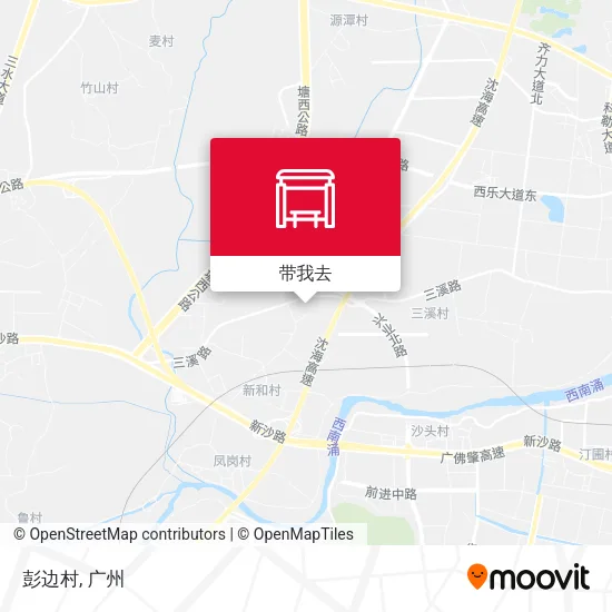 彭边村地图