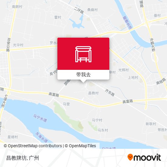 昌教牌坊地图
