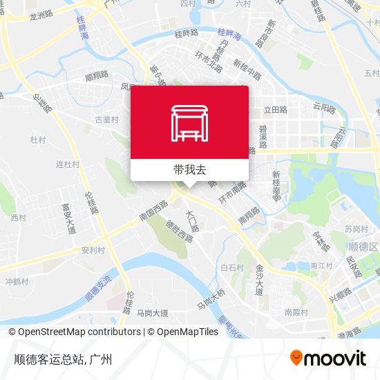 顺德客运总站地图