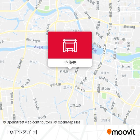 上华工业区地图