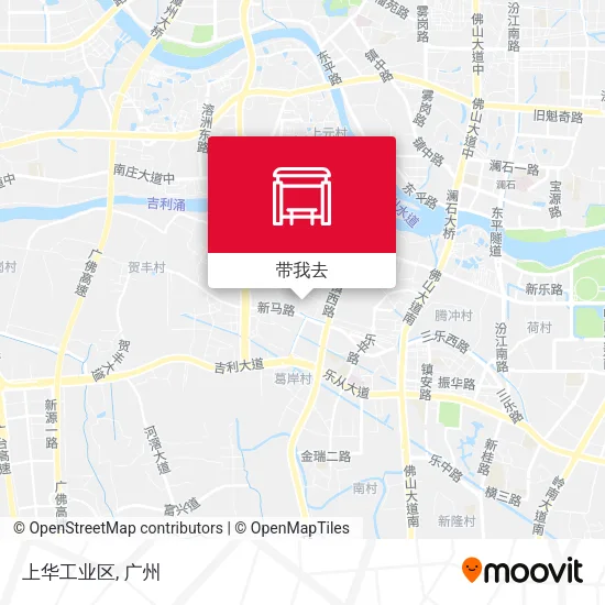 上华工业区地图