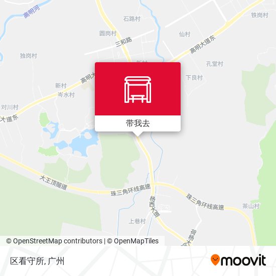 区看守所地图