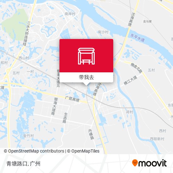 青塘路口地图
