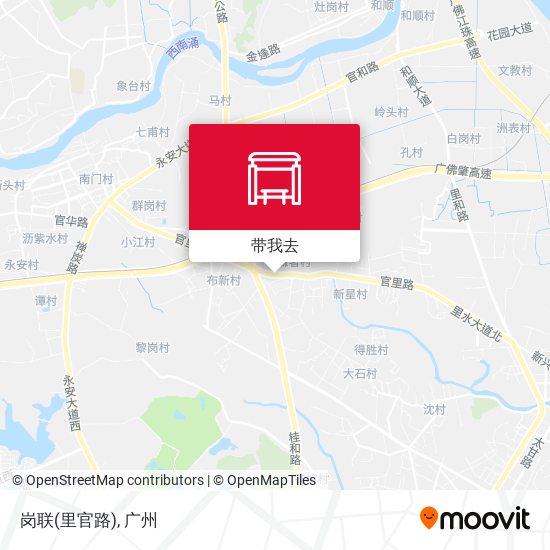 岗联(里官路)地图