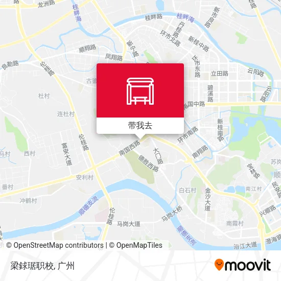 梁銶琚职校地图