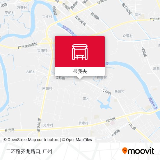 二环路齐龙路口地图