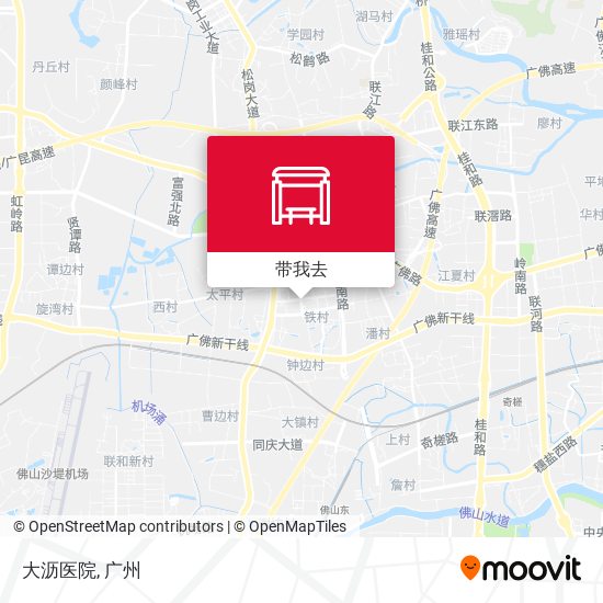 大沥医院地图