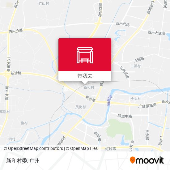 新和村委地图