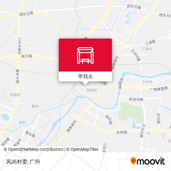 凤岗村委地图