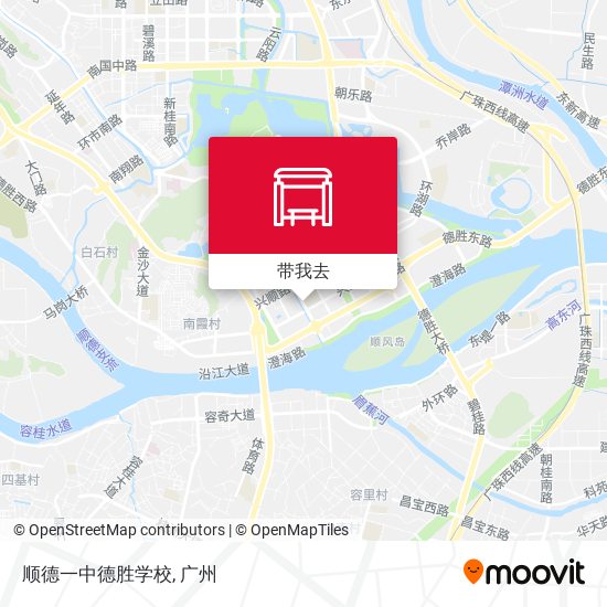 顺德一中德胜学校地图