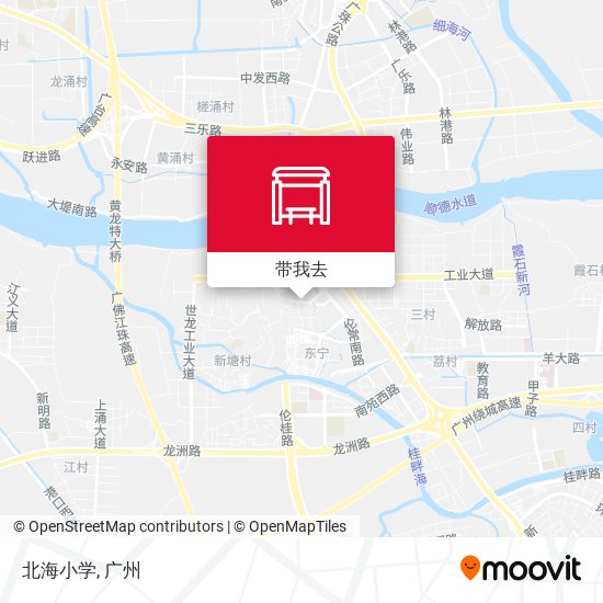 北海小学地图