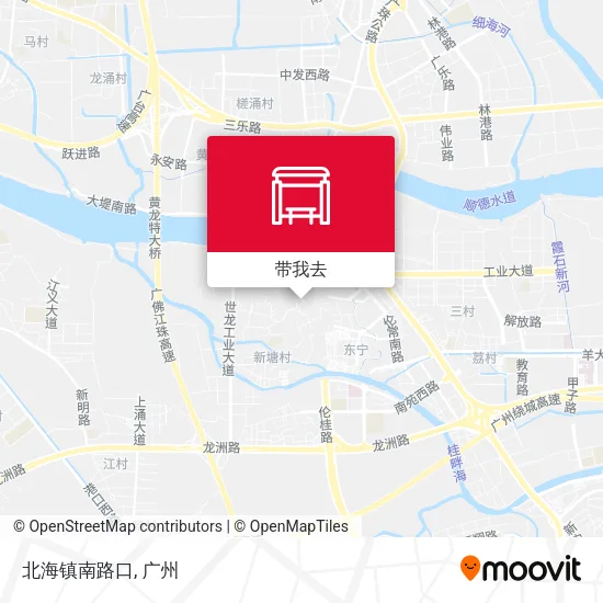 北海镇南路口地图