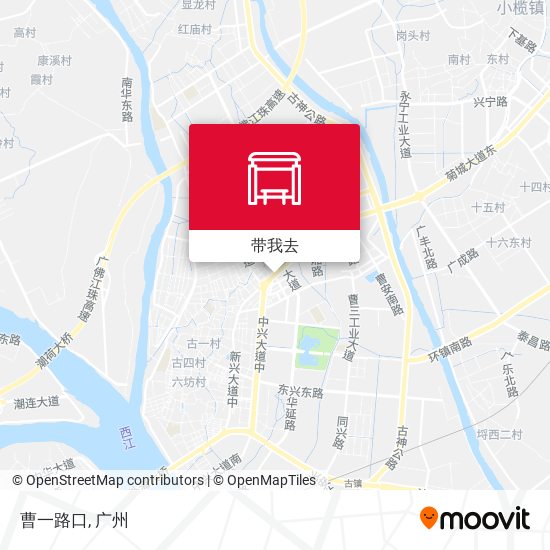曹一路口地图