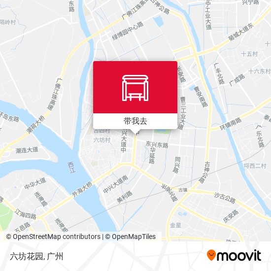 六坊花园地图