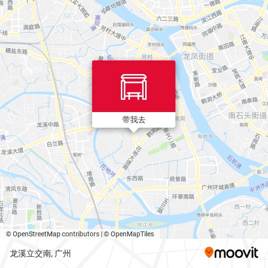 龙溪立交南地图