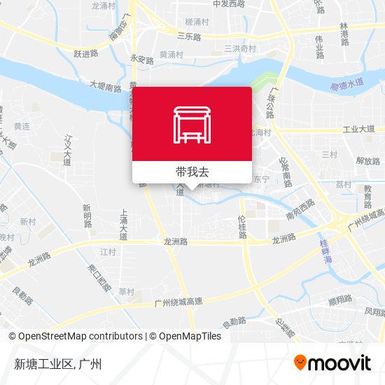 新塘工业区地图