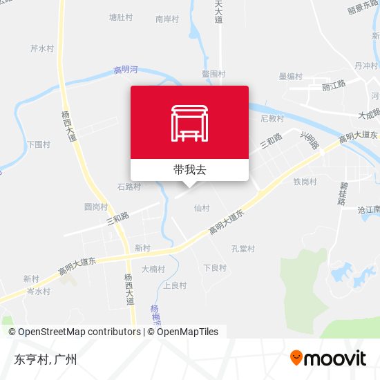 东亨村地图