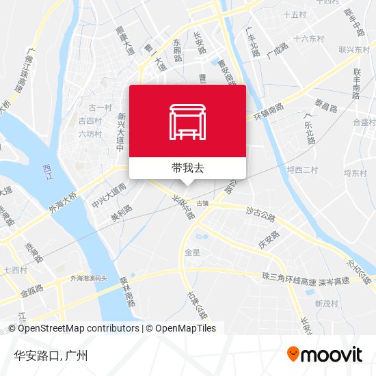 华安路口地图