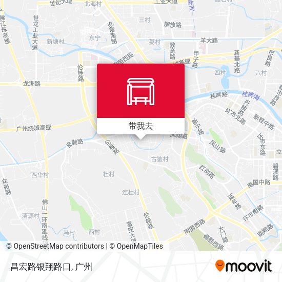 昌宏路银翔路口地图