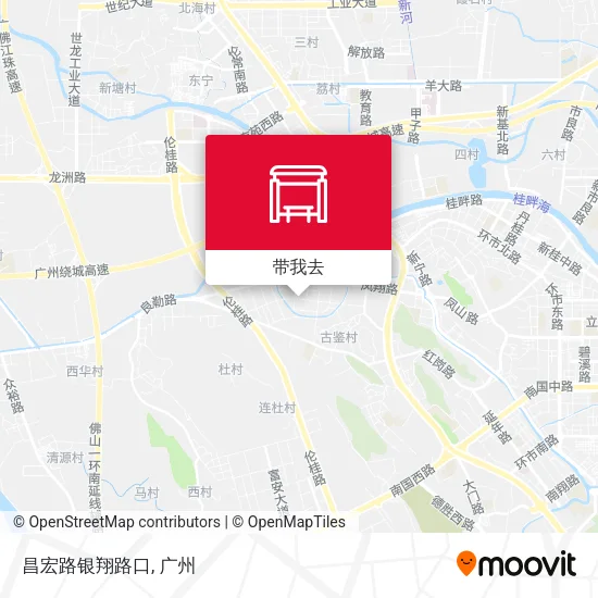 昌宏路银翔路口地图