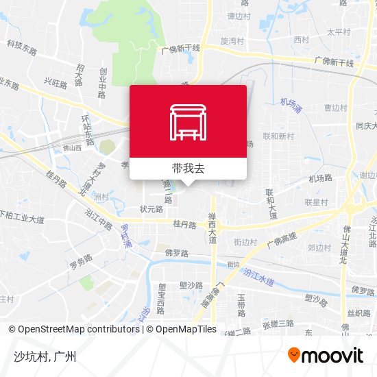 沙坑村地图