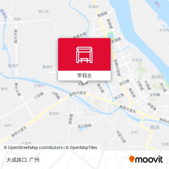大成路口地图