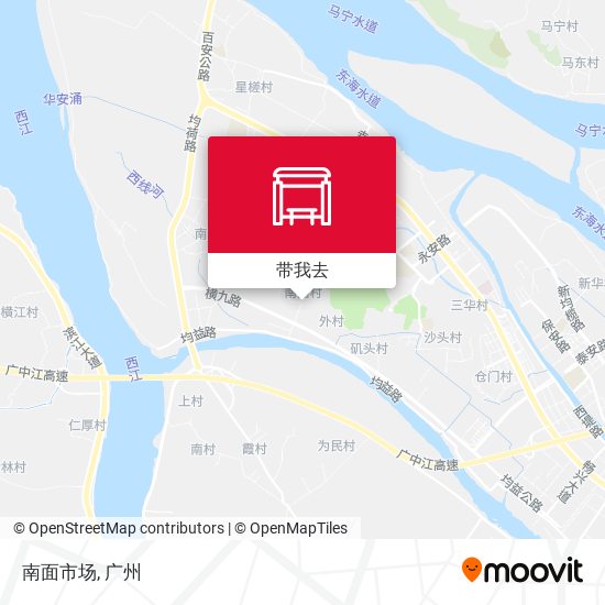 南面市场地图