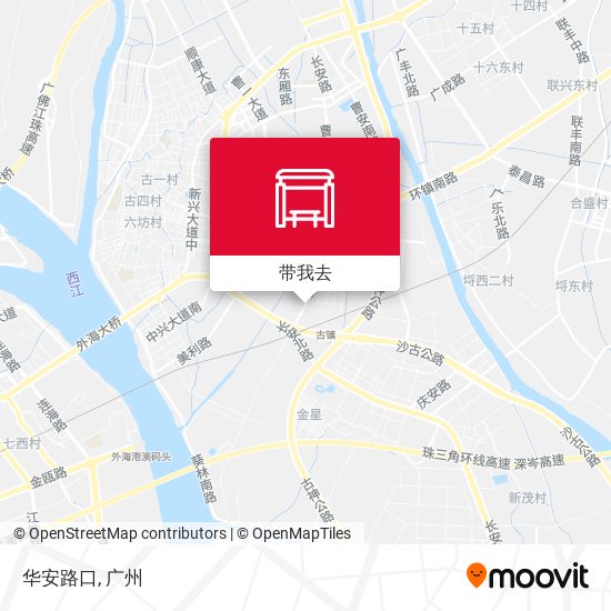 华安路口地图