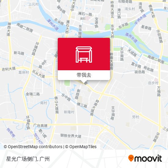 星光广场侧门地图