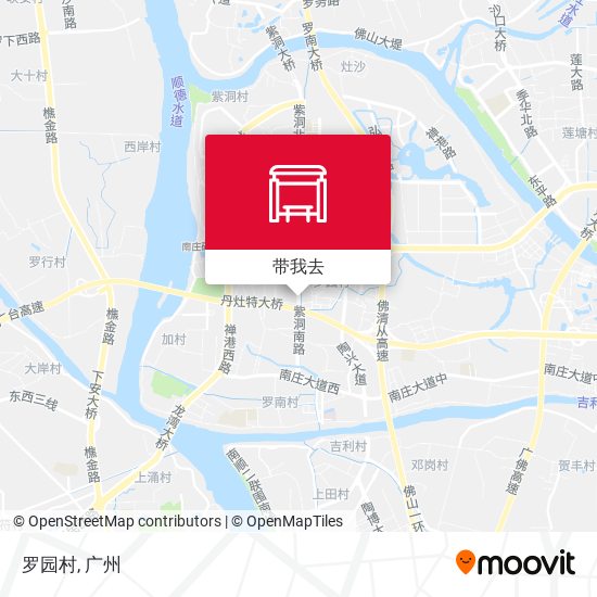罗园村地图