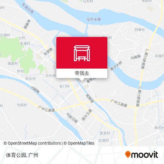 体育公园地图