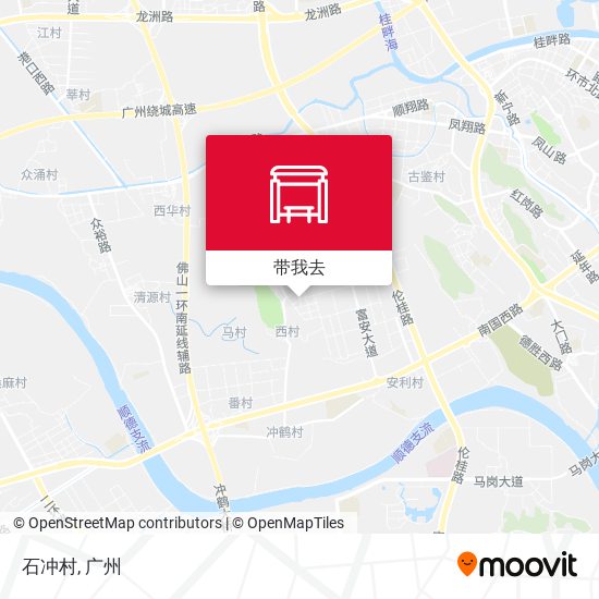 石冲村地图