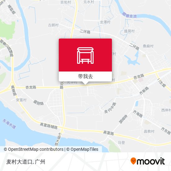 麦村大道口地图