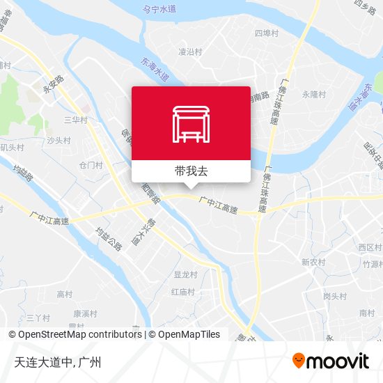 天连大道中地图
