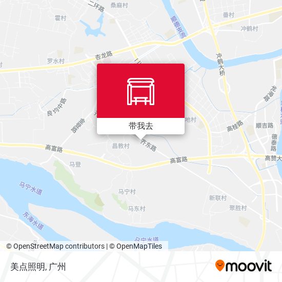 美点照明地图