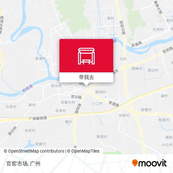 官窑市场地图