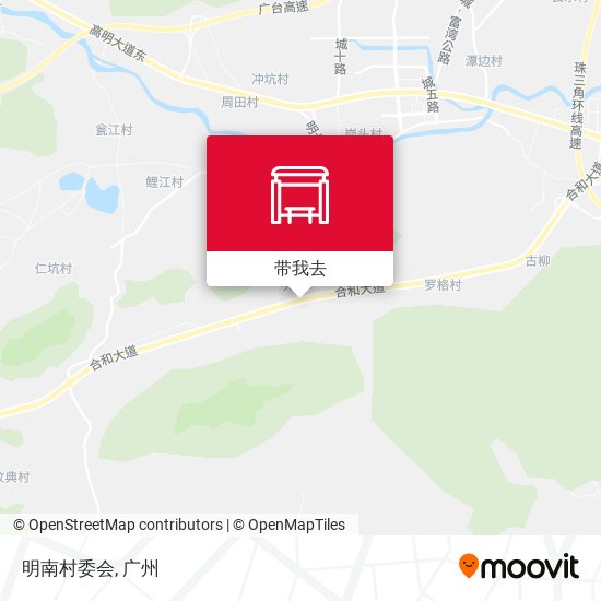 明南村委会地图