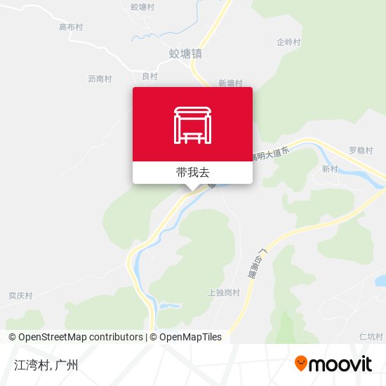 江湾村地图