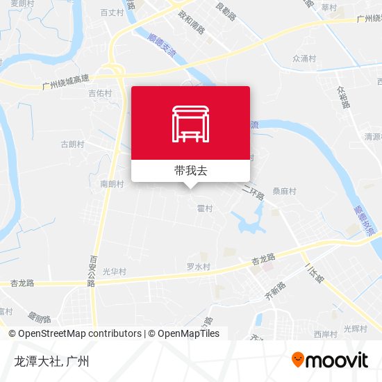 龙潭大社地图