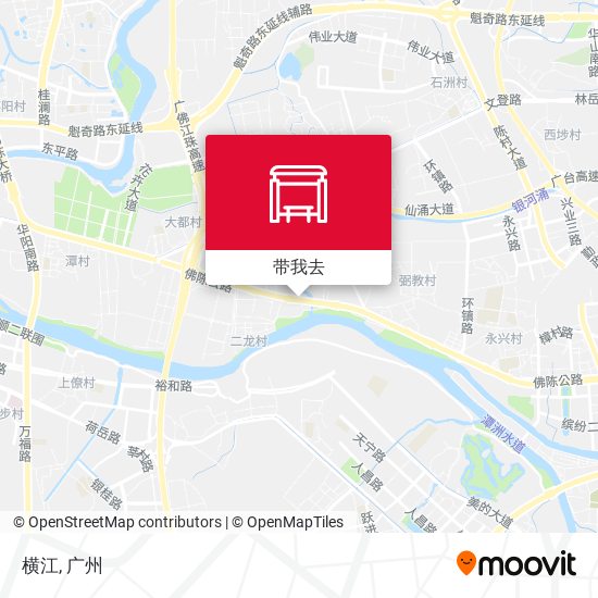 横江地图