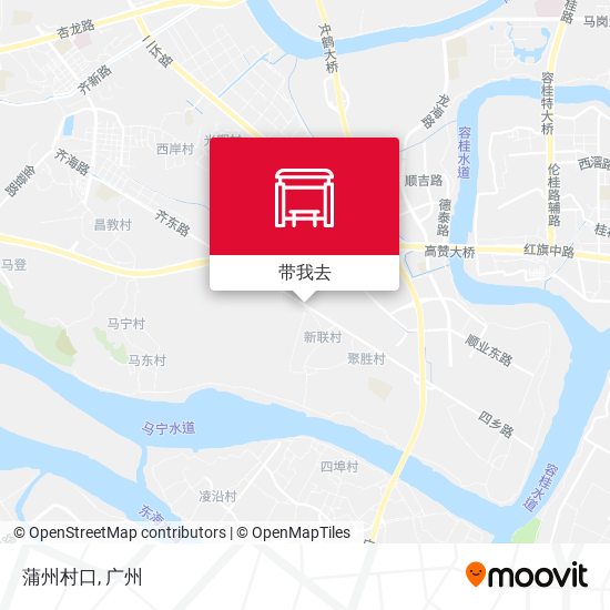 蒲州村口地图
