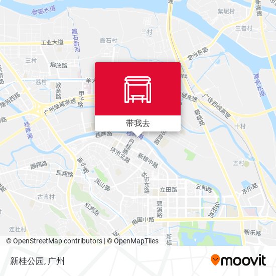 新桂公园地图