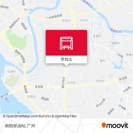 南朗加油站地图