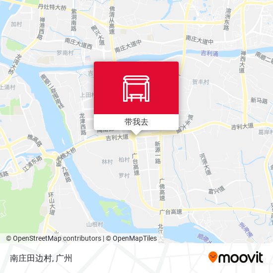 南庄田边村地图