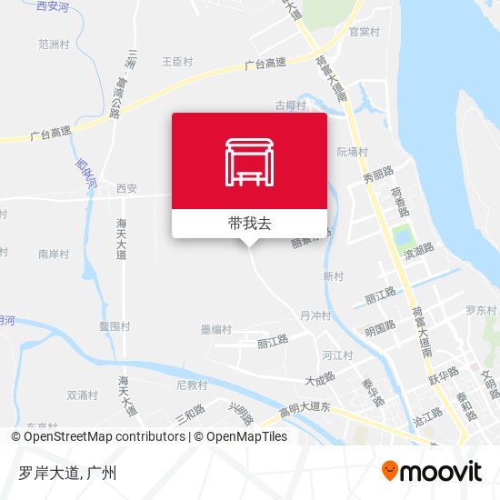 罗岸大道地图