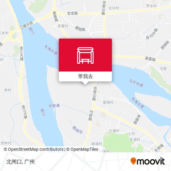 北闸口地图